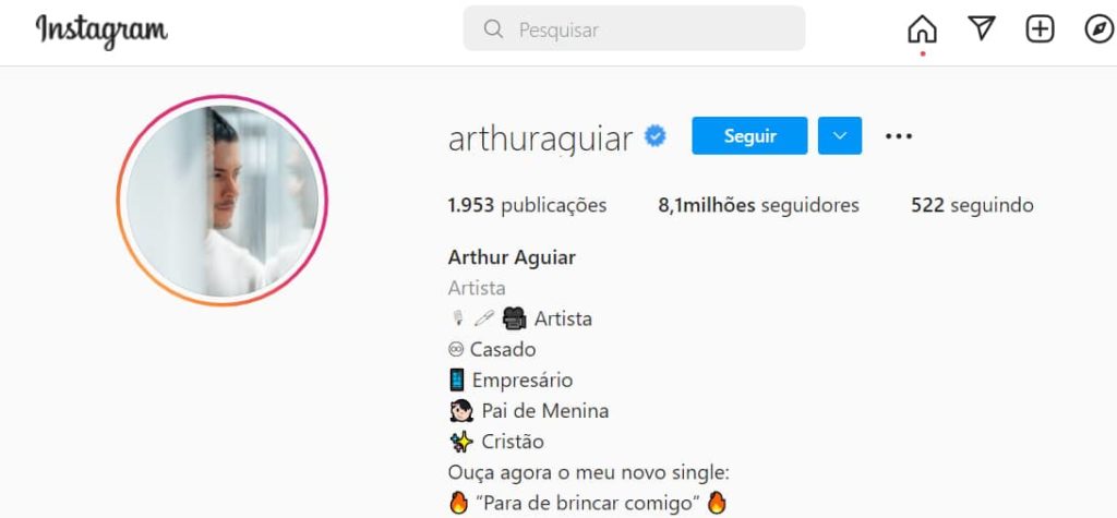 Arthur Aguiar instagram