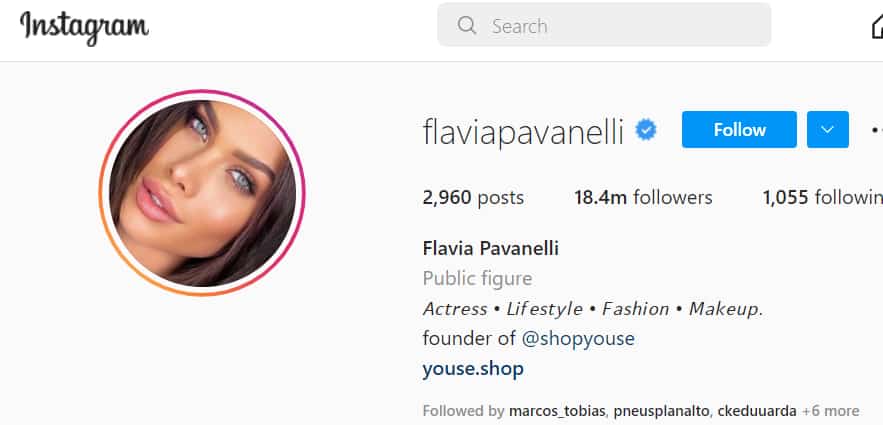 Flávia Pavanelli instagram
