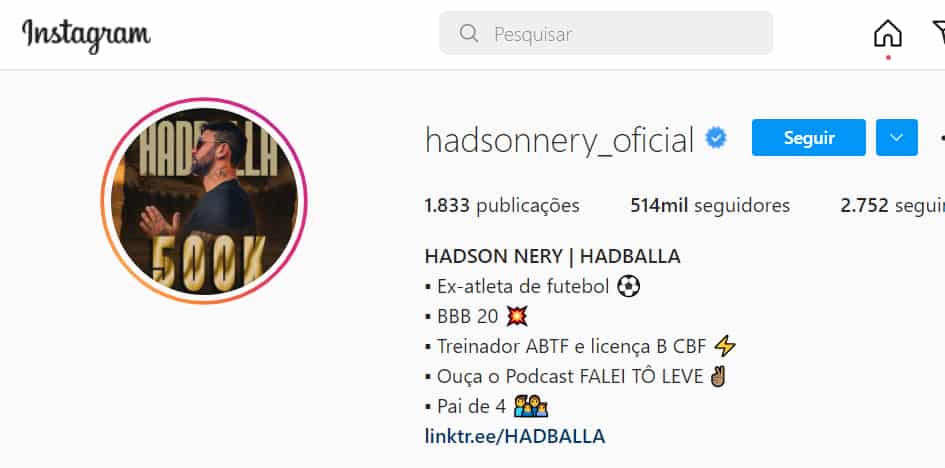 Hadson nery instagram