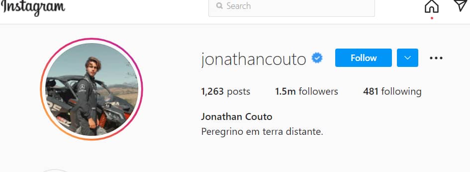 Jonathan Couto Instagram