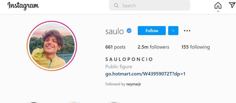 Saulo Poncio instagram