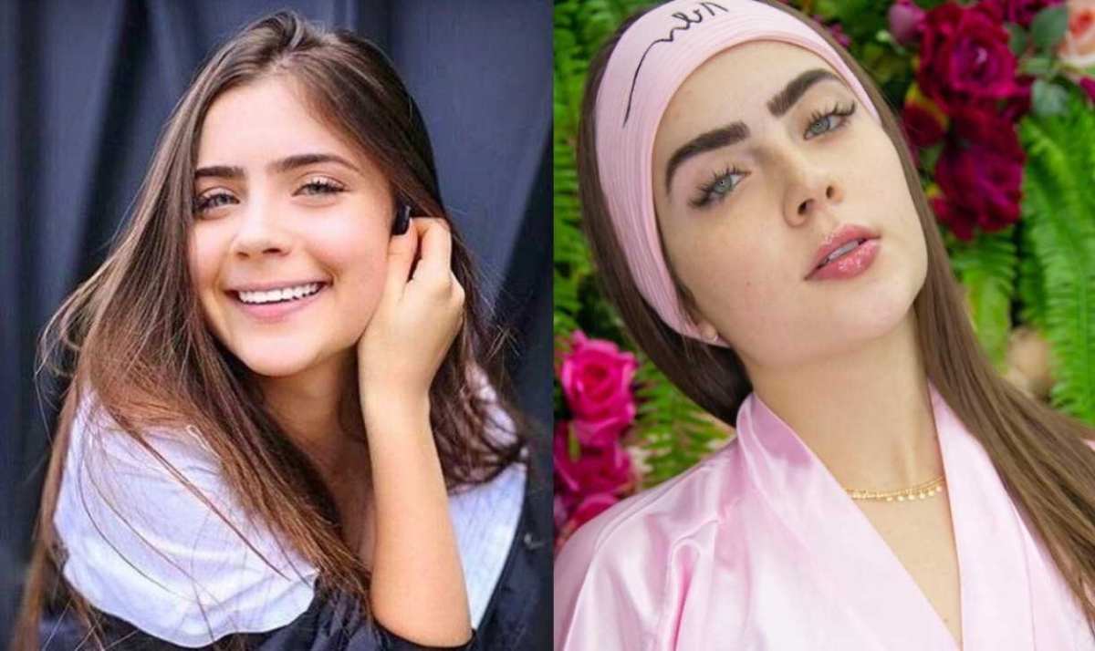 Jade Picon - antes e depois