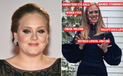 Adele antes e depois