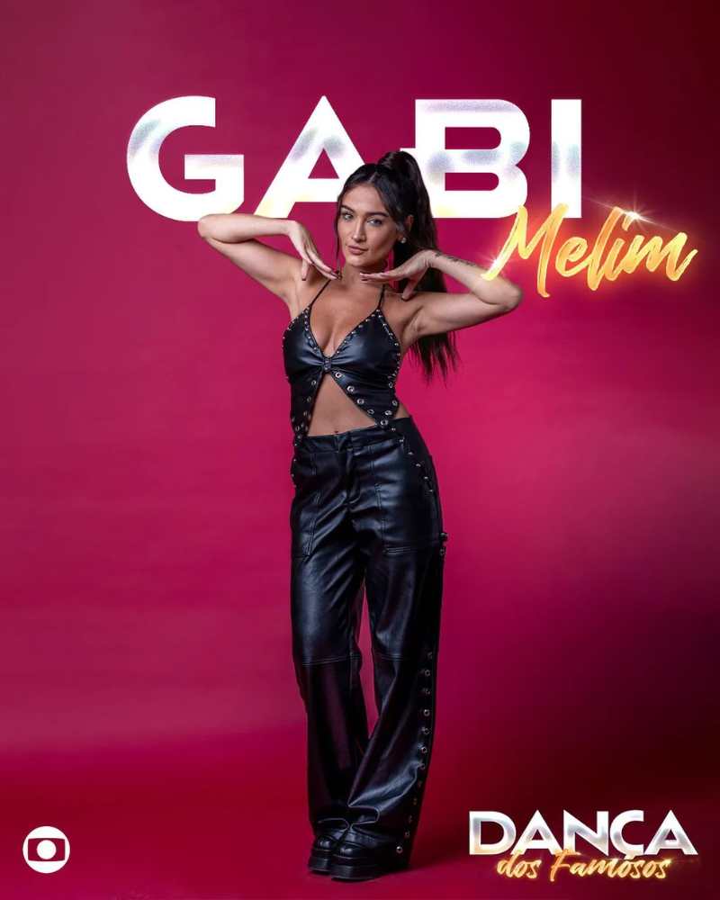 Gabi Melim no programa Dança dos famosos