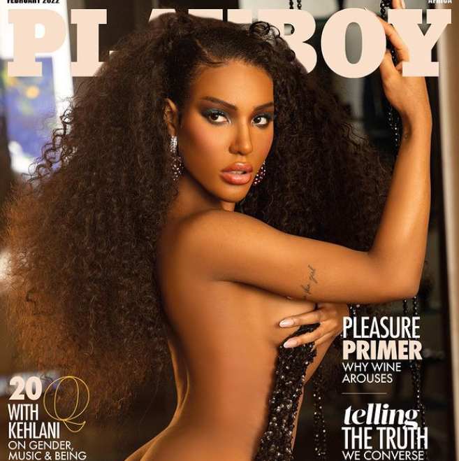 Carolina Lekker na capa Playboy África